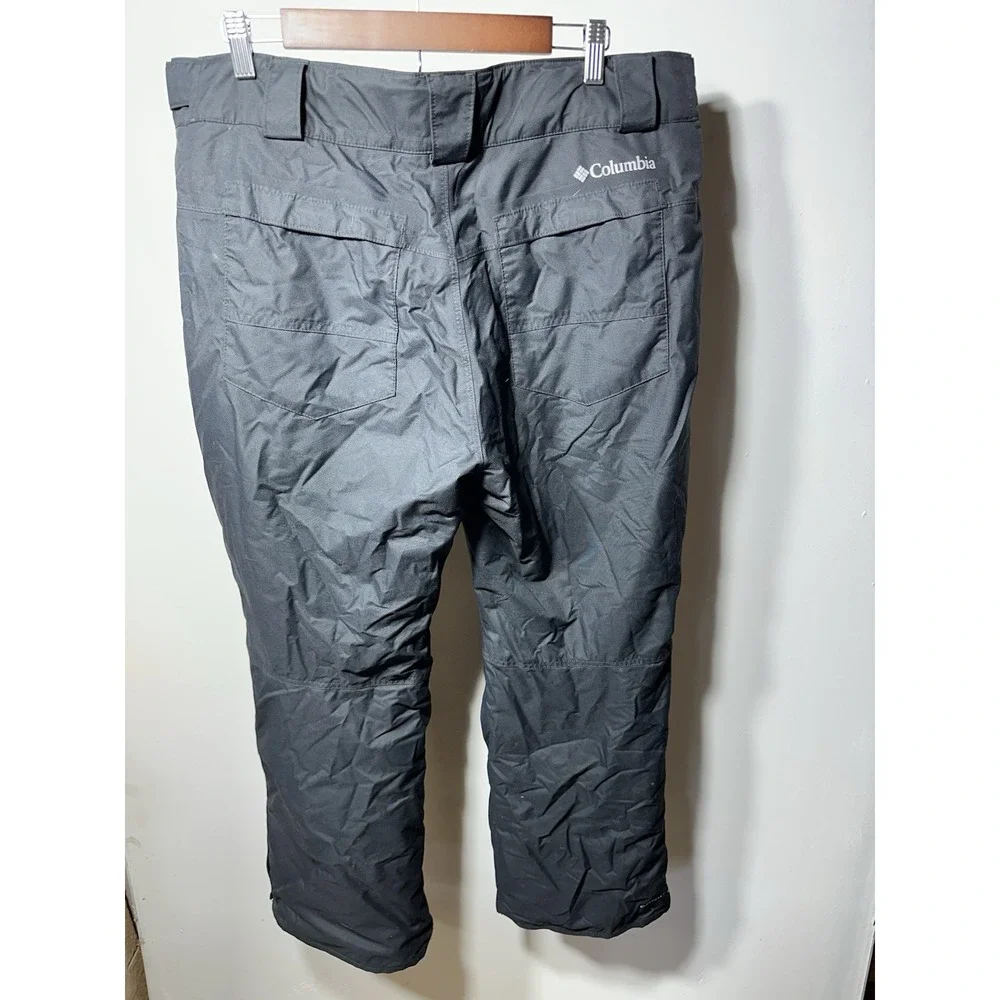 Columbia Pants Mens L Black Bugaboo IV Omni Tech Heat Insulated Snow Ski